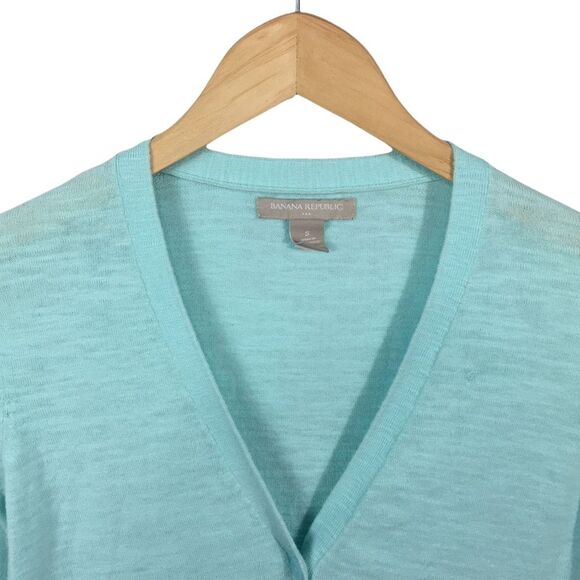 WS964 Women’s BANANA REPUBLIC Career Cardigan Sweater S - Picture 2 of 3